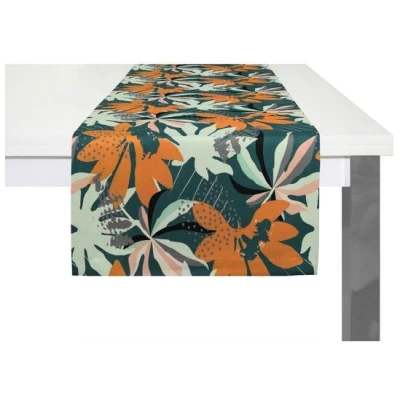 Nature by Adam Tischläufer aus 100% Bio-Baumwolle - Made in Germany - Jungle
