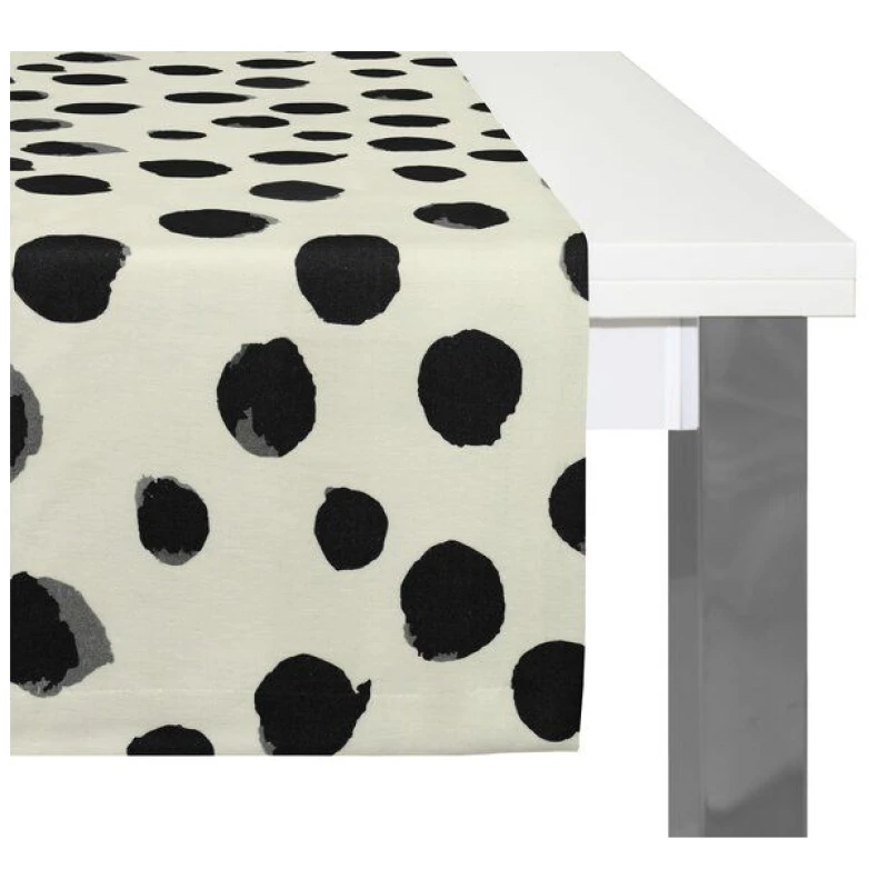 Nature by Adam Tischläufer aus Leinen und Bio-Baumwolle - Made in Germany - Dots