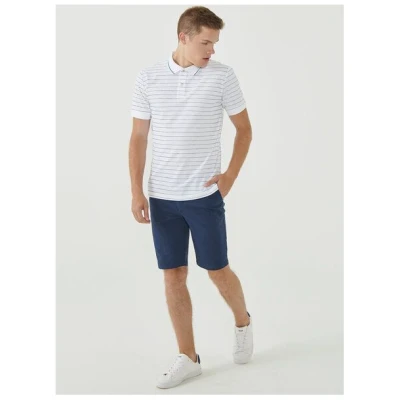 ORGANICATION Gestreiftes Poloshirt aus Bio-Baumwolle