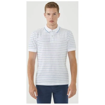 ORGANICATION Gestreiftes Poloshirt aus Bio-Baumwolle