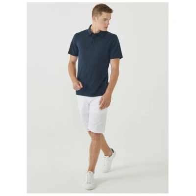 ORGANICATION Poloshirt aus Bio-Baumwolle mit Punktmuster