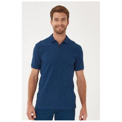 ORGANICATION Poloshirt aus Bio-Baumwolle mit Reißverschluss