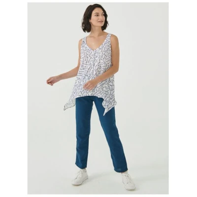 ORGANICATION Spaghettiträger-Top aus TENCEL mit Allover-Print
