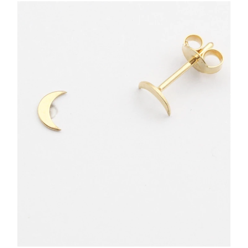 Ohrstecker Tiny Moon Vergoldet