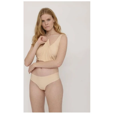 Organic Basics Hoher Slip 2er-Set - Invisible Cheeky Thong 2-pack