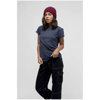 Recyceltes T-Shirt für Frauen aus Baumwolle und PET-Flaschen, Baumwolle, Recycled