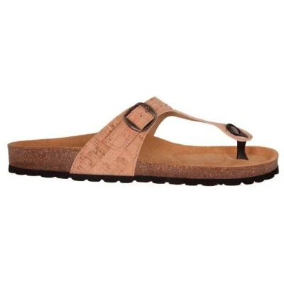 Shoezuu Vegan Vegane Zehentrenner Fußbett Sandalen aus Kork