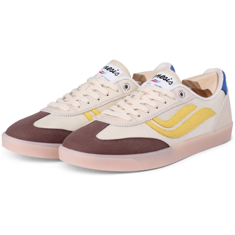 Sneaker G-Volley Mesh L.Brown/Creme/Yellow/L.Gum