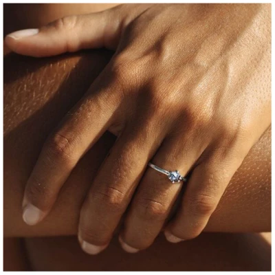 Spirit of Island Silber Ring | Sternenlicht des Diamanten