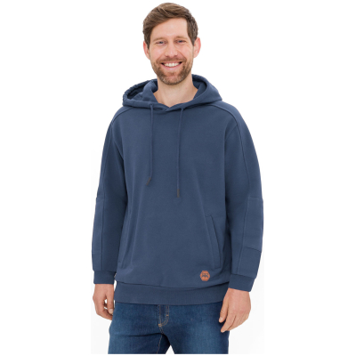 Sweat-Kapuzenpullover aus reiner Bio-Baumwolle, blaubeere
