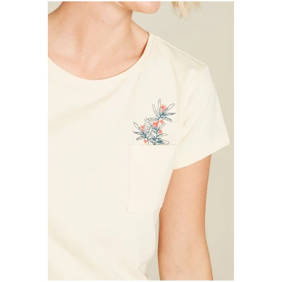 T-Shirt mit Stickerei