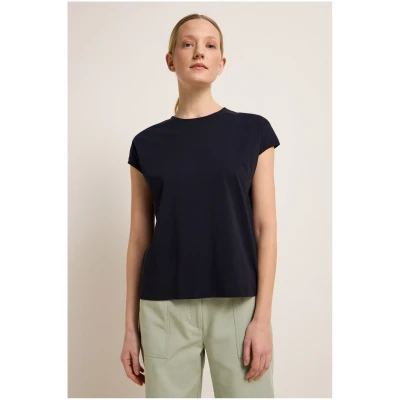 T-Shirt mit überschnittener Schulter