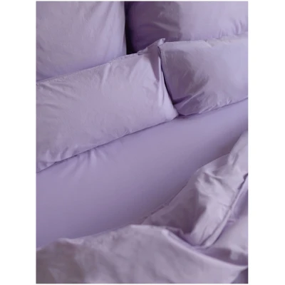 erlich textil Cotton Select Spannbettlaken für Unisex aus Baumwolle (in Umstellung) in flieder