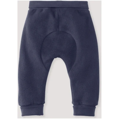 hessnatur Baby Softfleece Hose aus Bio-Baumwolle - blau - Größe 74/80