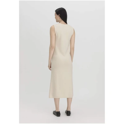 hessnatur Damen Strickkleid Regular aus Bio-Baumwolle und Bio-Merinowolle - natur - Größe L