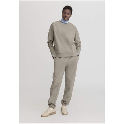 hessnatur Damen Sweatshirt Oversize aus Bio-Baumwolle - beige - Größe S