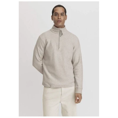 hessnatur Fleece Troyer Relaxed aus reiner Bio-Baumwolle