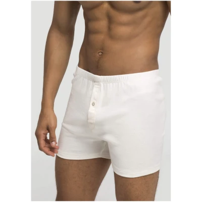 hessnatur Herren Boxershorts PURE NATURE aus Bio-Baumwolle - natur - Größe 4 = S