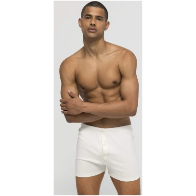 hessnatur Herren Boxershorts PURE NATURE aus Bio-Baumwolle - natur - Größe 4 = S