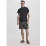 hessnatur Herren Cargo Shorts Relaxed aus Bio-Baumwolle - grün - Größe 31