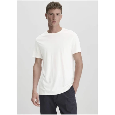 hessnatur Herren T-Shirt Regular aus Bio-Baumwolle - weiß - Größe 50
