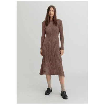 hessnatur Strickkleid Midi Slim aus reiner Bio-Baumwolle