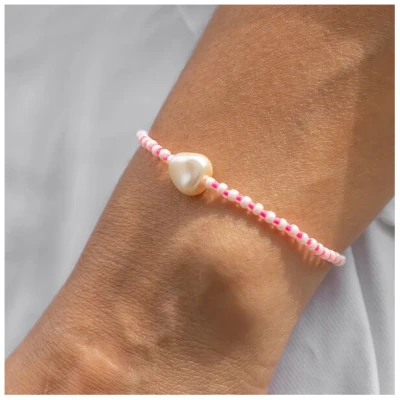 juni Sommer Perlenarmband Maui - vegan