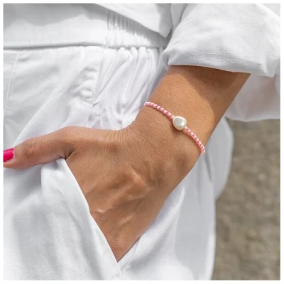 juni Sommer Perlenarmband Maui - vegan