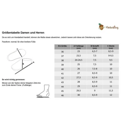 naturling Filz Herren Hausschuhe mit weicher Ledersohle