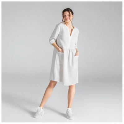 trueStory Seersucker Kleid - BLOSWEN