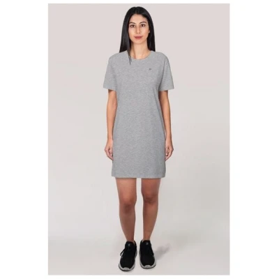 vis wear Frauen Kurzarm Kleid, T-Shirt Kleid aus Bio Baumwolle