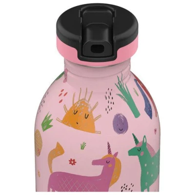 24bottles 0,5l Kids Edelstahl Trinkflasche mit Sportverschluss