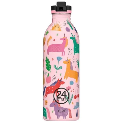 24bottles 0,5l Kids Edelstahl Trinkflasche mit Sportverschluss