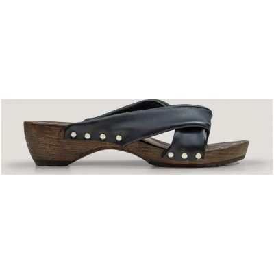 AGAZI Damen vegan Sandalen Take Me To Tokyo! Veganes Ã-ko-Leder Schwarz