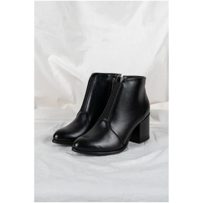 AGAZI Damen vegan Stiefel Hana Schwarz