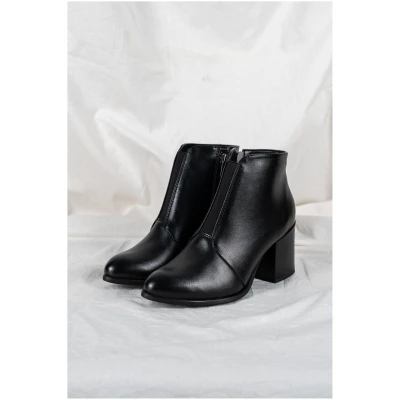 AGAZI Damen vegan Stiefel Hana Schwarz