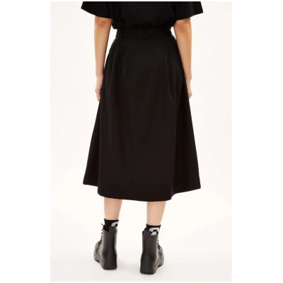 ARMEDANGELS Damen vegan Rock Dorikaa Schwarz
