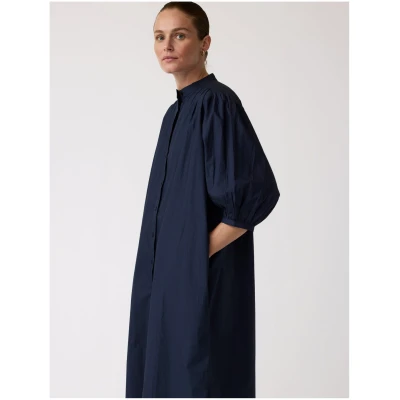 Alchemist Damen vegan Kleid Camellia Navy