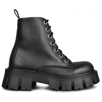 Altercore Damen vegan Stiefel Bartel Schwarz