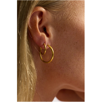 Amadeus Damen vegan Creolen Venus Gold