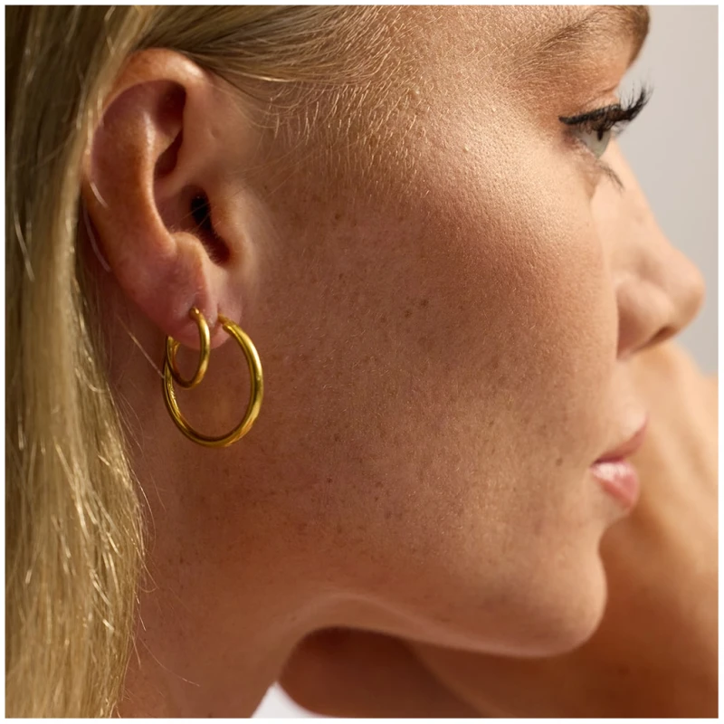 Amadeus Damen vegan Creolen Venus Gold