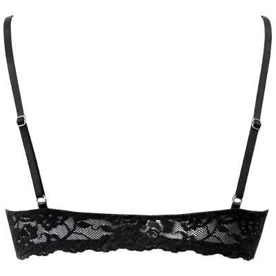 Anekdot Damen vegan Bralette Ether Soft Schwarz