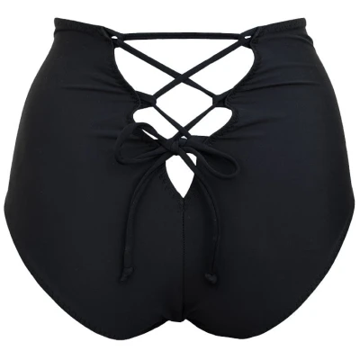 Anekdot Damen vegan Nova Bikini Bottom Fliege Schwarz