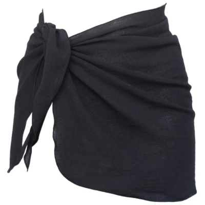 Anekdot Damen vegan Rock Strand Pareo Olbia Schwarz
