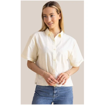Arber Studio Damen vegan Bluse Eden Gelb