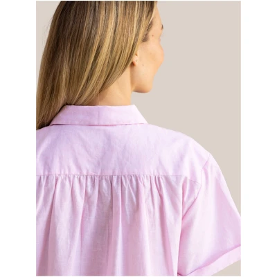 Arber Studio Damen vegan Bluse Eden Rosa
