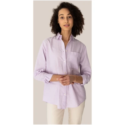Arber Studio Damen vegan Bluse Willow Lilac