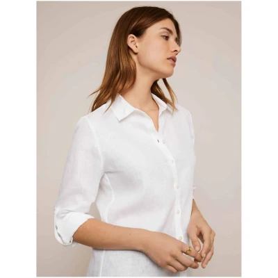 Arber Studio Damen vegan Elm Bluse Weiß