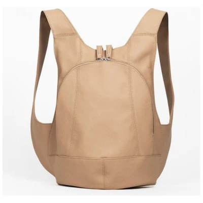 Arsayo Herren vegan Rucksack The Mela Veganes Ã-ko-Leder Beige