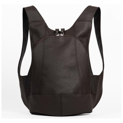Arsayo Herren vegan Rucksack The Mela Veganes Ã-ko-Leder Dunkelbraun